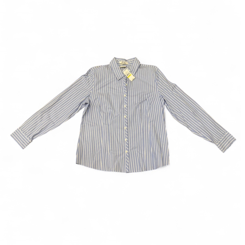 Van Heusen Blue and White Striped Shirt (NWT)
